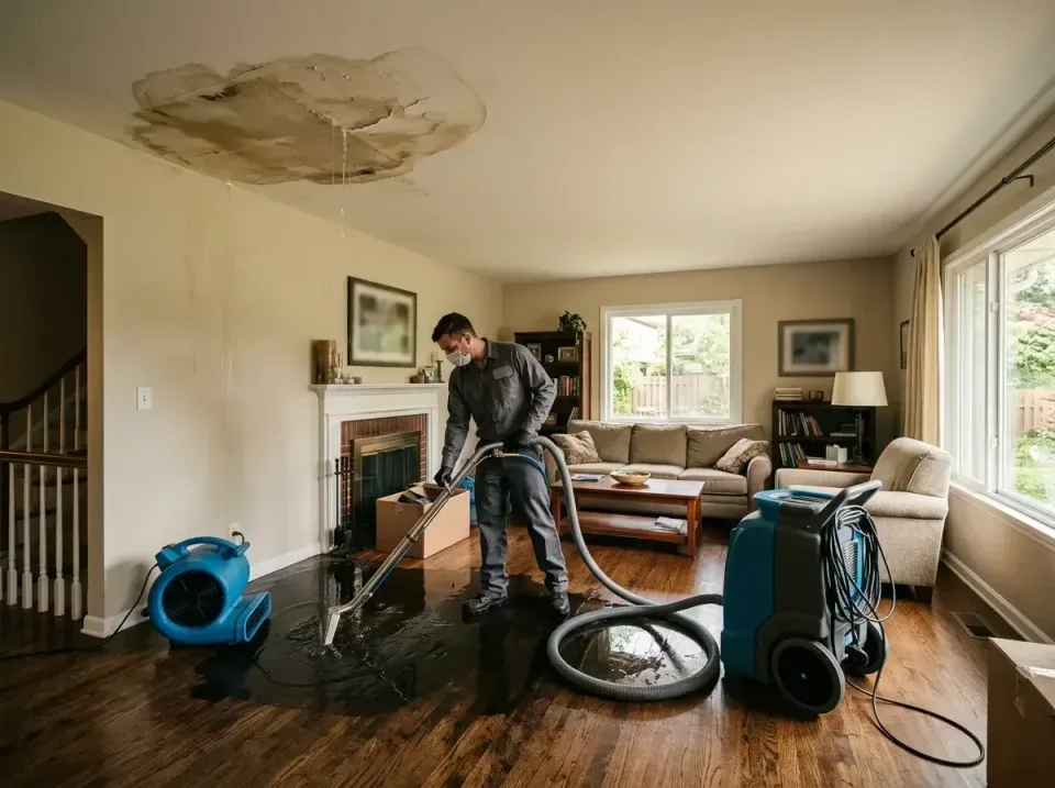 attic-pipe-burst-ceiling-drip-008 — frequently asked questions, Water Damage Restoration & Carpet Care in Hattiesburg, MS